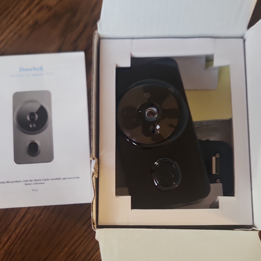 Two New In Box Mini Doorbell Camara In Shiney Black - Picture 5 of 5